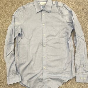 Calvin Klein Blue Dress Shirt Classic Style